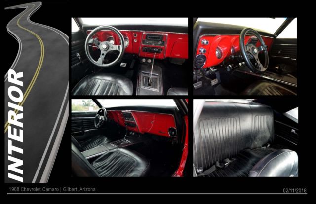 1968 Red Chevrolet Camaro Coupe