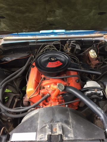 1968 Blue Chevrolet Camaro Convertible