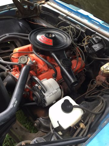 1968 Blue Chevrolet Camaro Convertible