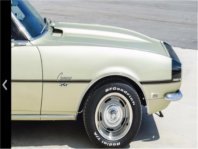 1968 Gold Chevrolet Camaro --