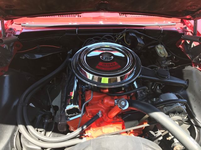 1968 Red Chevrolet Camaro Convertible