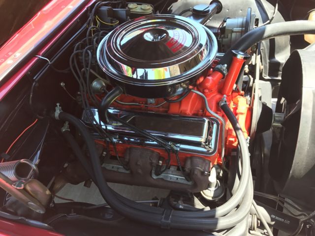 1968 Red Chevrolet Camaro Convertible