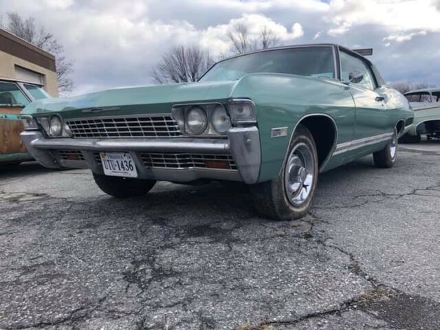 1968 Green Chevrolet Caprice Coupe