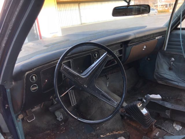 1968 Blue Chevrolet Chevelle Coupe