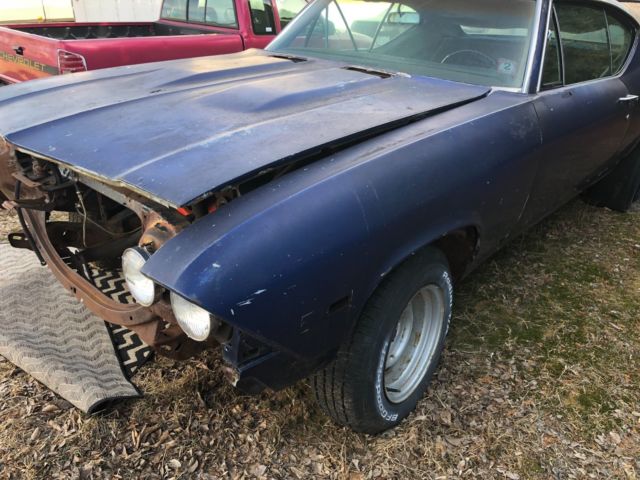 1968 Blue Chevrolet Chevelle Coupe