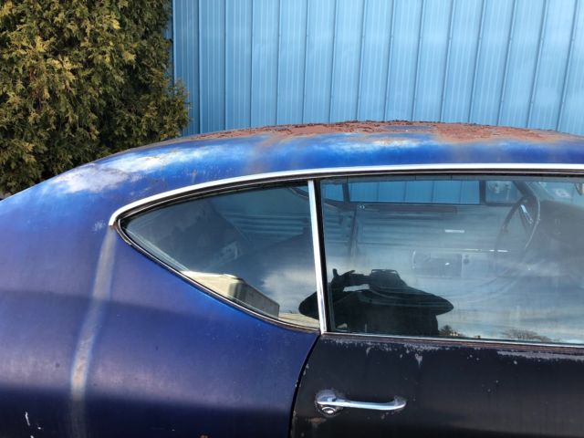 1968 Blue Chevrolet Chevelle Coupe