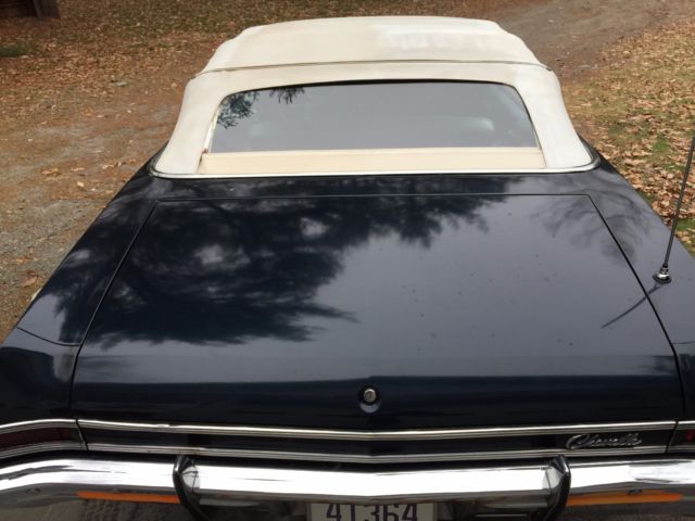 1968 Blue Chevrolet Chevelle Convertible