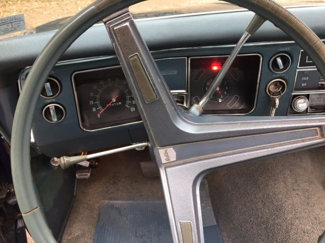 1968 Blue Chevrolet Chevelle Convertible