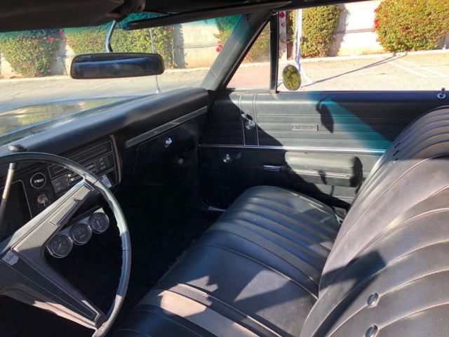 1968 black Chevrolet Chevelle Coupe