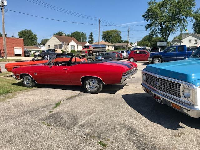 1968 Red Chevrolet Chevelle convertible