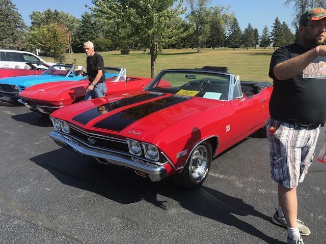 1968 Red Chevrolet Chevelle convertible