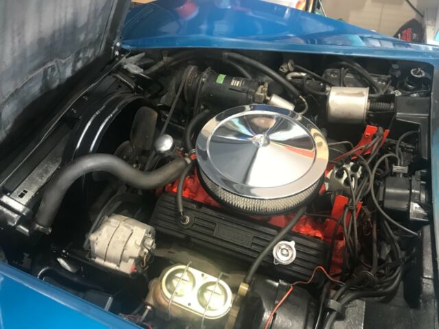 1968 Blue Chevrolet Corvette