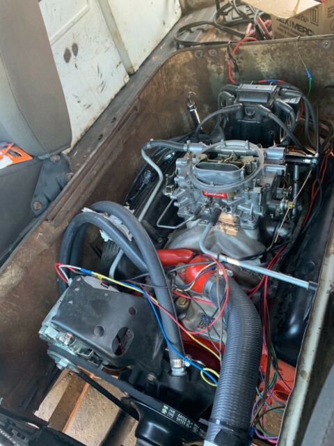 1968 Red with gray primer Chevrolet G10 Van Standard Passenger Van