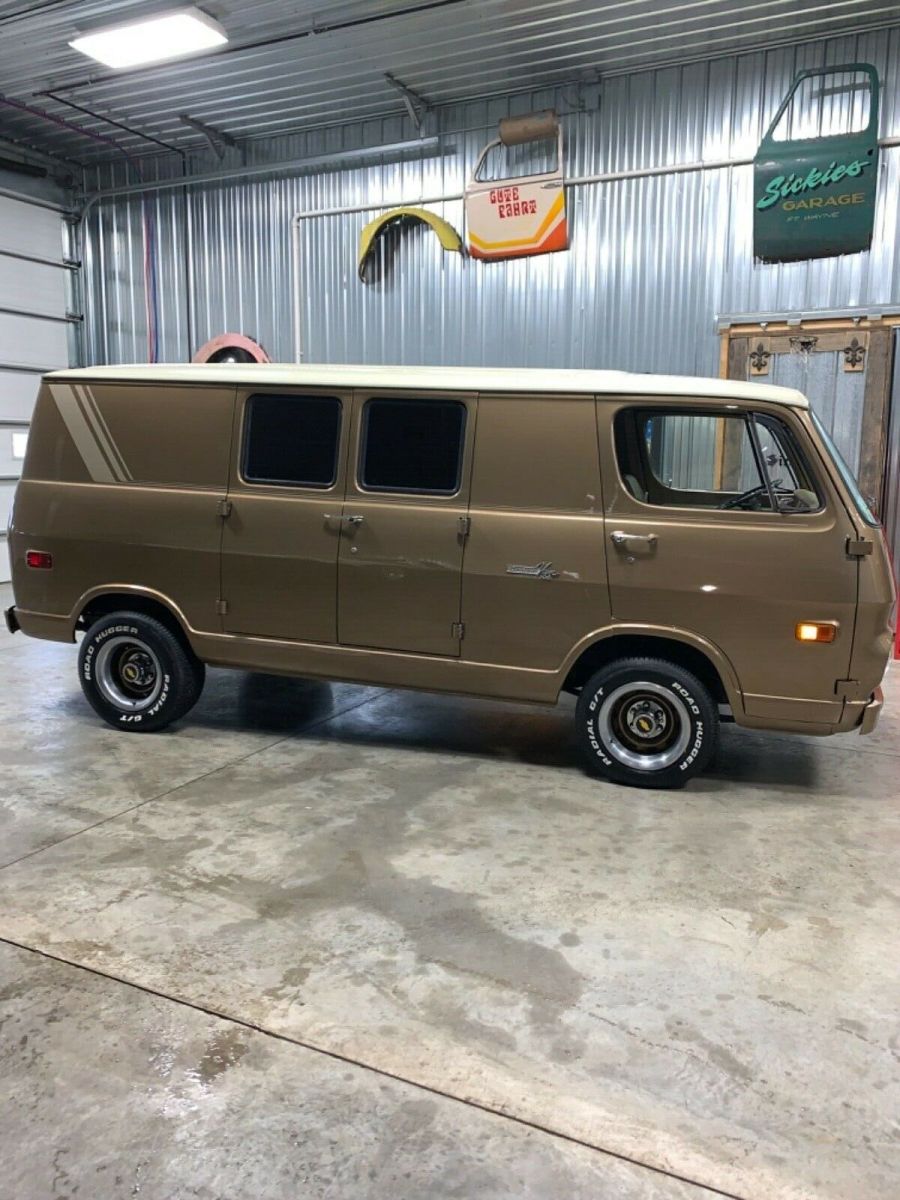 1968 Brown Chevrolet G20 Van Standard Passenger Van