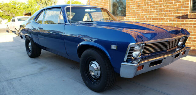 1968 CUSTOM BLUE Chevrolet Nova Coupe