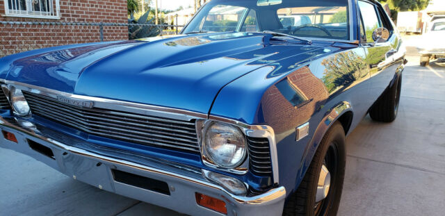 1968 CUSTOM BLUE Chevrolet Nova Coupe