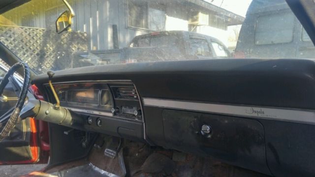 1968 Red Chevrolet Impala Coupe