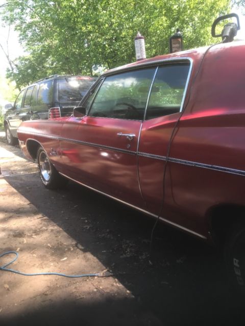 1968 Red Chevrolet Impala Coupe