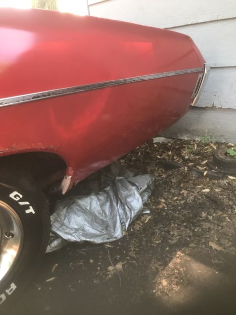 1968 Red Chevrolet Impala Coupe