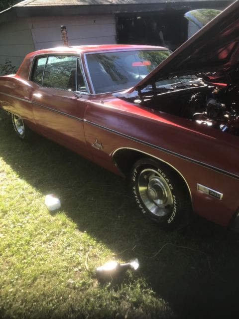 1968 Red Chevrolet Impala Coupe