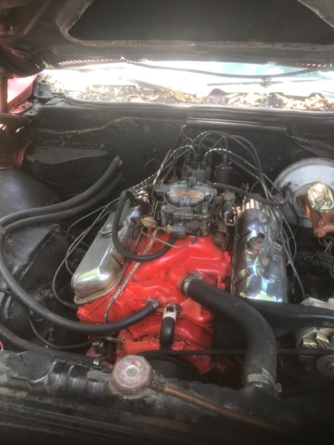 1968 Red Chevrolet Impala Coupe