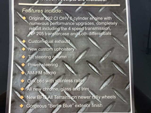 1968 Blue Chevrolet C-10 Standard Cab Pickup