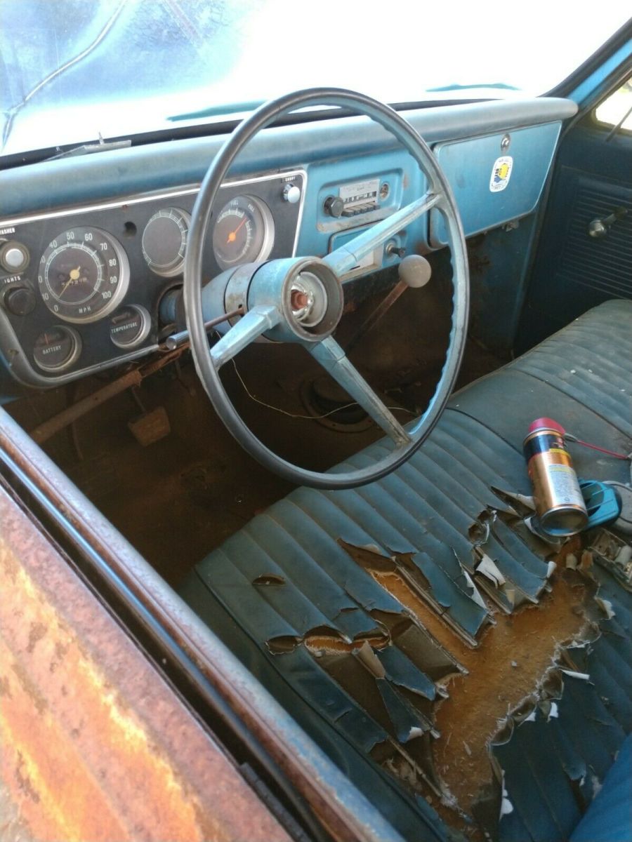 1968 Blue Chevrolet Other Pickups Standard Cab Pickup
