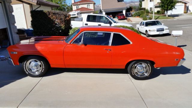 1968 Orange Chevrolet Nova