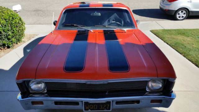 1968 Orange Chevrolet Nova