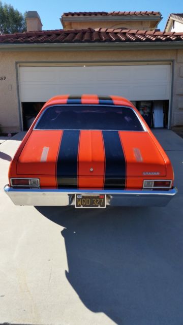 1968 Orange Chevrolet Nova