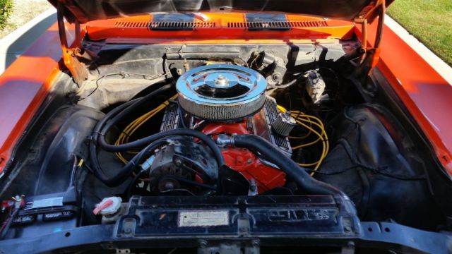 1968 Orange Chevrolet Nova