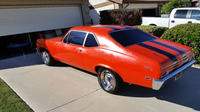 1968 Orange Chevrolet Nova