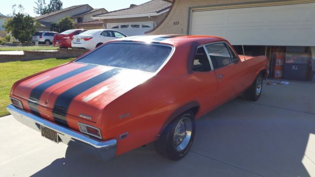 1968 Orange Chevrolet Nova