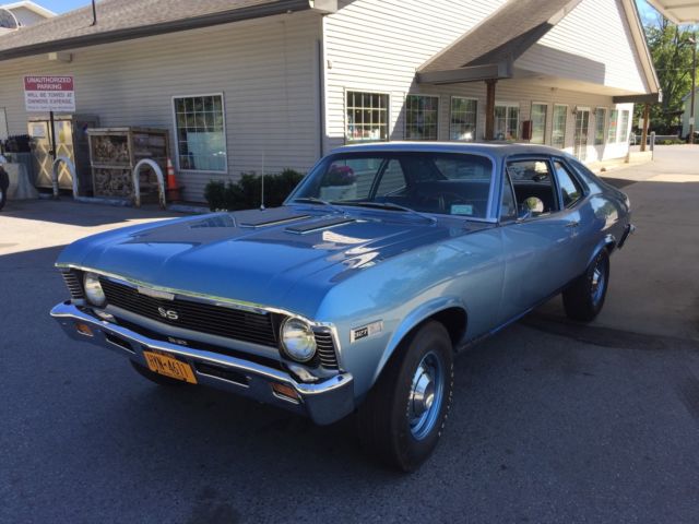 1968 Grotto Blue Chevrolet Nova Coupe