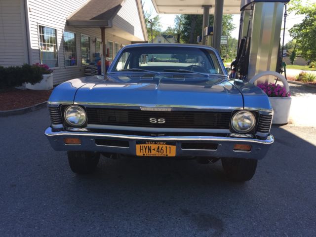 1968 Grotto Blue Chevrolet Nova Coupe