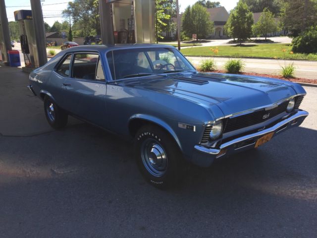 1968 Grotto Blue Chevrolet Nova Coupe