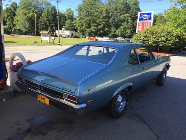 1968 Grotto Blue Chevrolet Nova Coupe