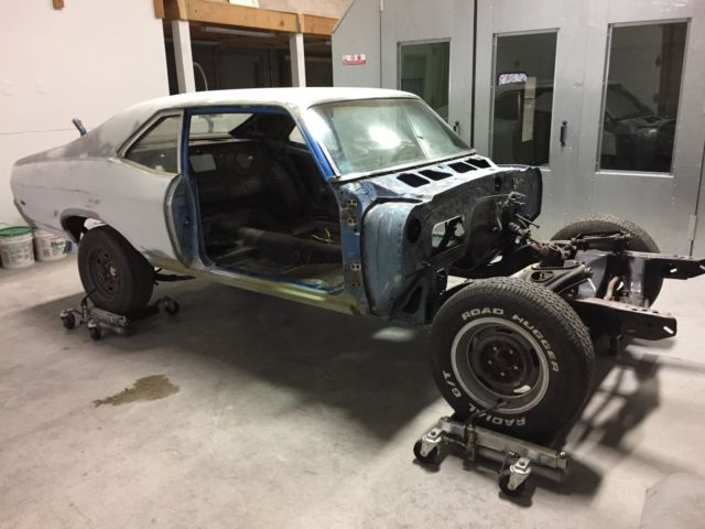 1968 Grotto Blue Chevrolet Nova Coupe