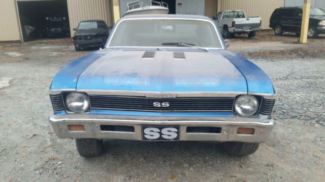 1968 Grotto Blue Chevrolet Nova Coupe