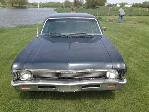 1968 Fathom Blue Chevrolet Nova Coupe