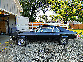 1968 Black Chevrolet Nova Coupe