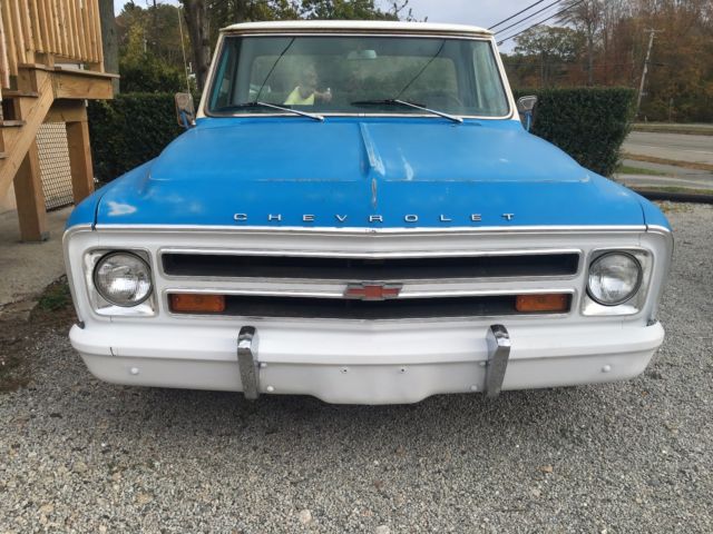 1968 Blue Chevrolet C-10 Standard Cab Pickup