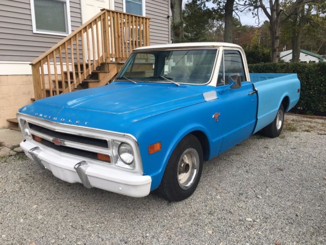 1968 Blue Chevrolet C-10 Standard Cab Pickup