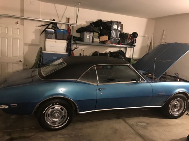 1968 Blue Chevrolet Camaro Coupe