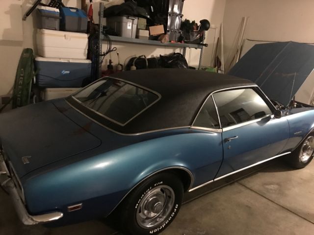 1968 Blue Chevrolet Camaro Coupe
