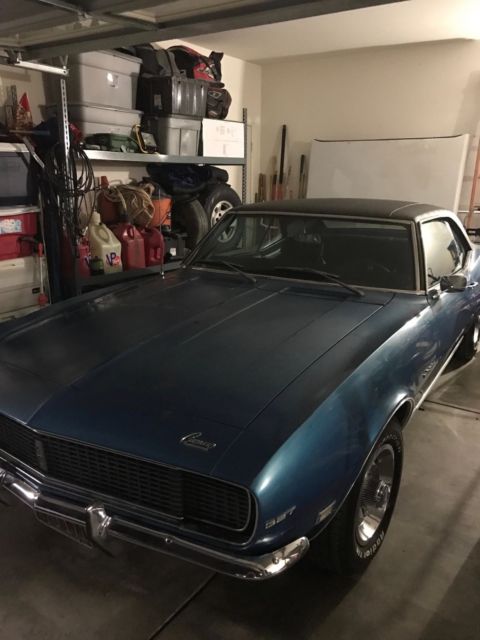 1968 Blue Chevrolet Camaro Coupe