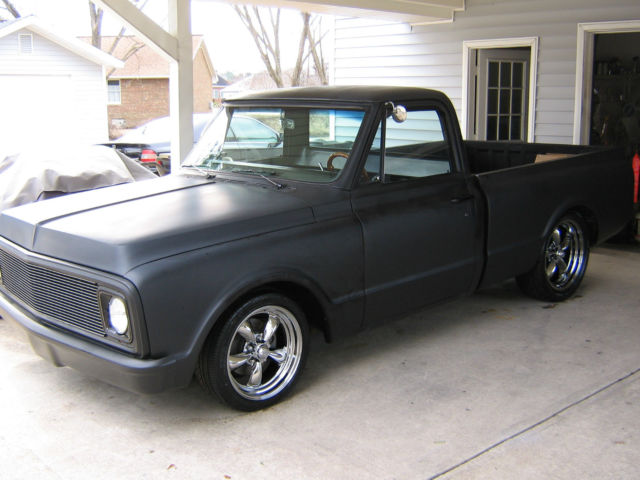 1968 hotrod satin black Chevrolet Other Pickups