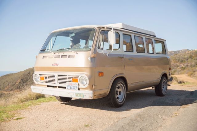 1968 Gold Chevrolet G20 Van Standard Passenger Van
