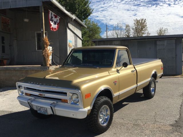 1968 Anniversary gold Original Factory color Chevrolet C-10 Long horn