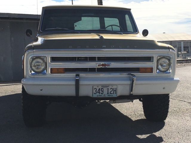 1968 Anniversary gold Original Factory color Chevrolet C-10 Long horn